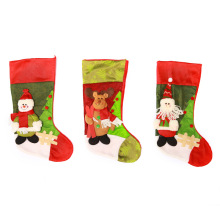 Big Size Christmas  Candy Gift Bag 45cm 3D Luxury Felt Christmas Stockings